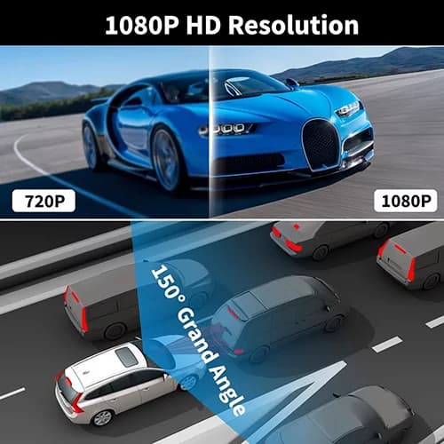دوربین ثبت وقایع خودرو وای فای دار داشکم مدل V8 — تصویر ۴