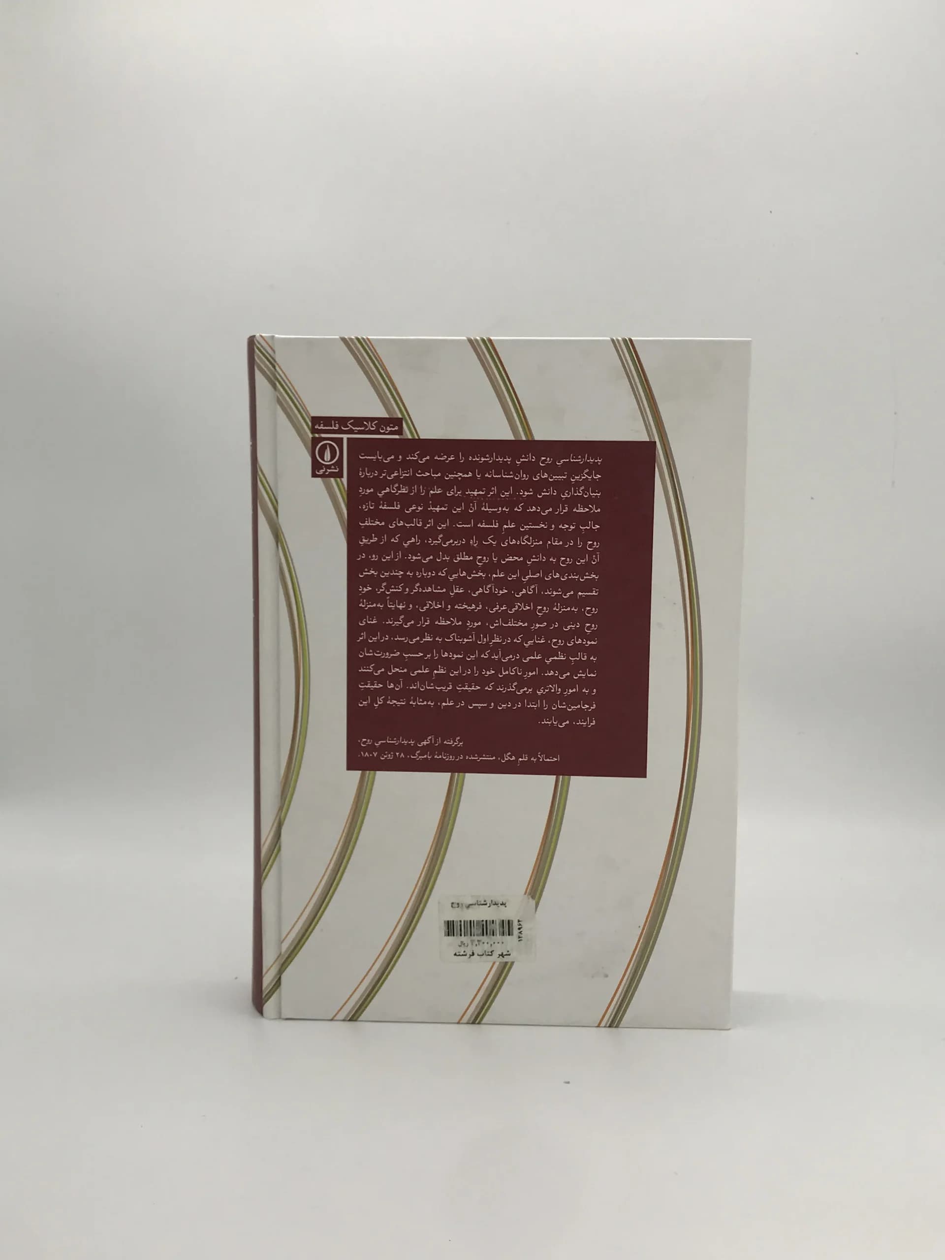 پدیدارشناسی روح نوشته گئورگ ویلهلم فریدریش هگل با ترجمه مسعود حسینی و محمد مهدی اردبیلی از نشر نی با جلد سخت — تصویر ۳
