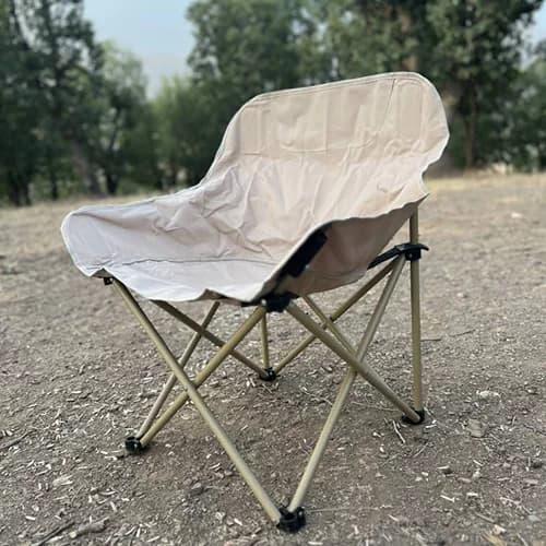 صندلی تاشو تک نفره آلومینیومی کمپینگ — تصویر ۲