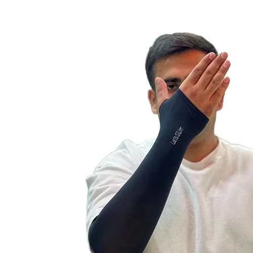 ساق دست ورزشی فینگردار Let’s Slim — تصویر ۲