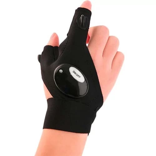 دستکش چراغ دار گلولایت LED Glove Light