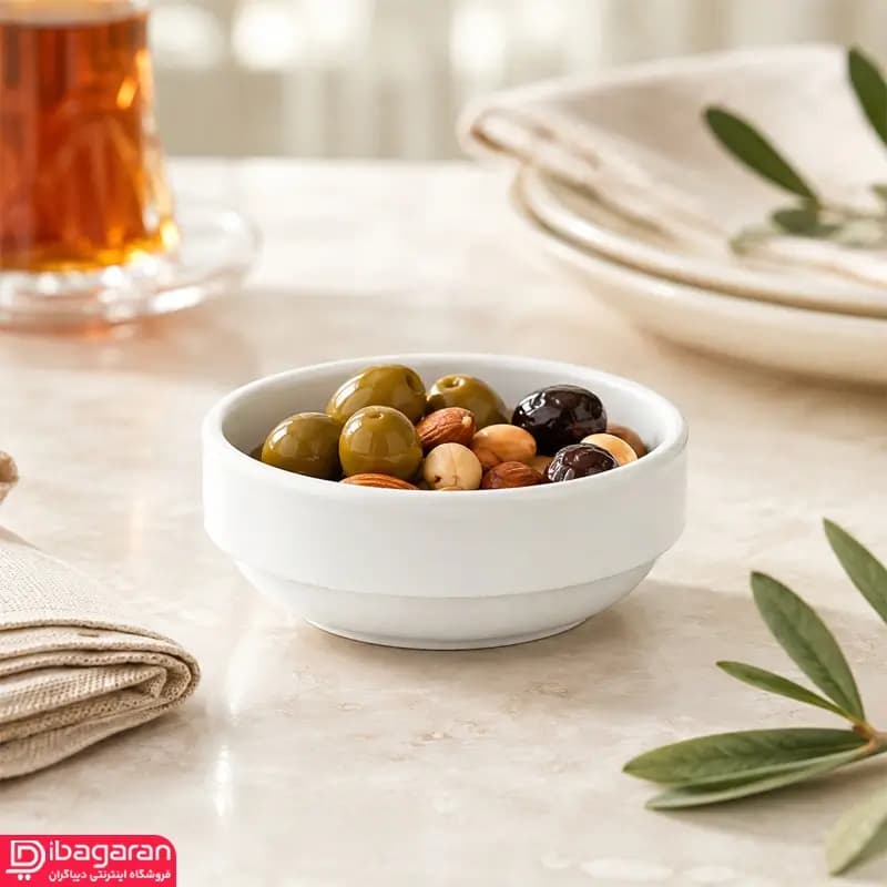 پیاله چینی زرین مدل هتلی 49 سایز 12