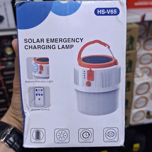چراغ چادر شارژی خورشیدی مدل HS-V65-1 — تصویر ۲
