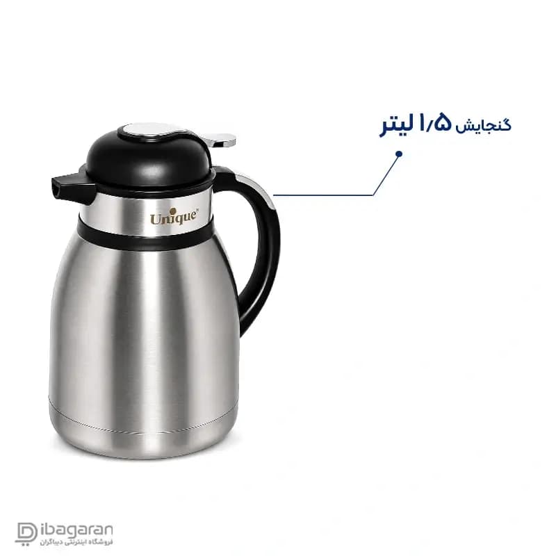 فلاسک استیل یونیک 1.5 لیتر مدل UN-1992 — تصویر ۲
