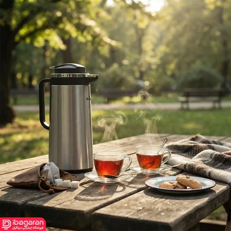 فلاسک یونیک 1.9 لیتر استیل مدل 1808-UN — تصویر ۶