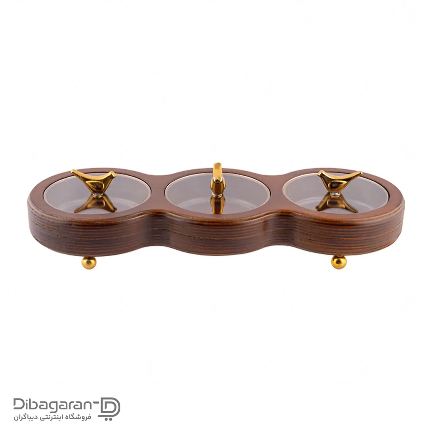 اردو خوری چوبی ایندو وود مدل سه خانه کد 9920/3
