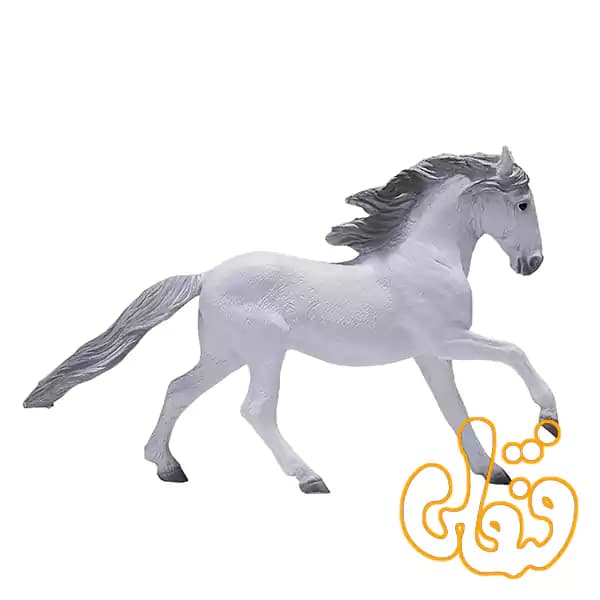 فیگور اسب سفید پرتغالی موجو Lusitano White 381001 — تصویر ۲