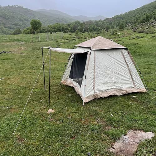 چادر کمپینگ اتوماتیک 6 نفره سایهبان دار — تصویر ۹