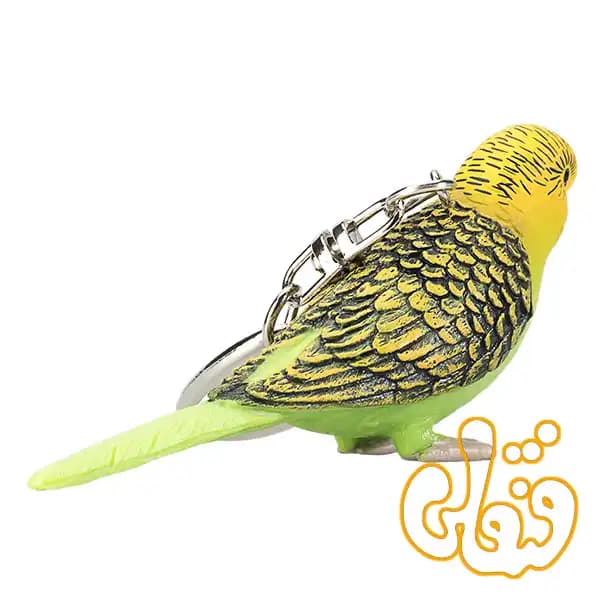 آویز کلید مرغ عشق سبز موجو Budgerigar (Green) Keychain 387460 — تصویر ۴