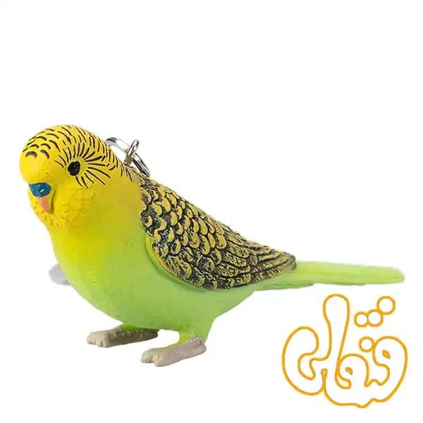 آویز کلید مرغ عشق سبز موجو Budgerigar (Green) Keychain 387460 — تصویر ۵