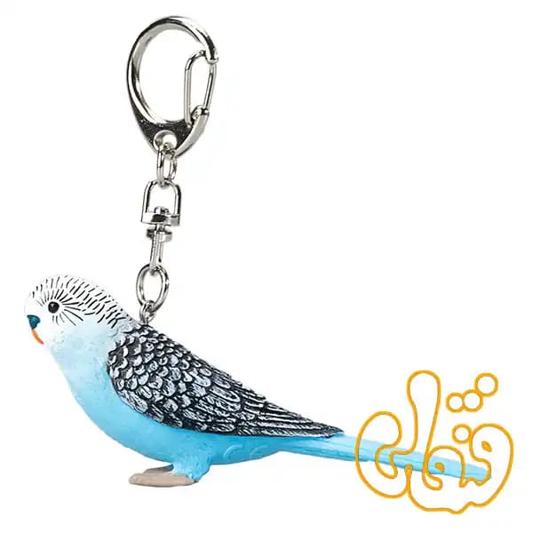 آویز کلید مرغ عشق آبی موجو Budgerigar (Blue) Keychain 387459