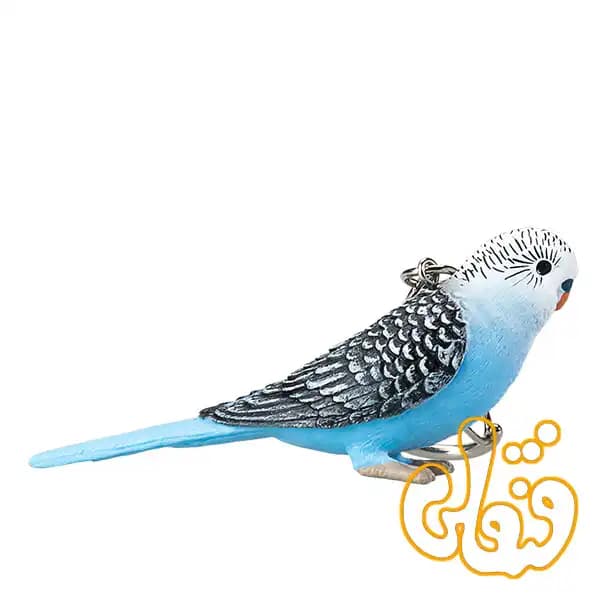 آویز کلید مرغ عشق آبی موجو Budgerigar (Blue) Keychain 387459 — تصویر ۳
