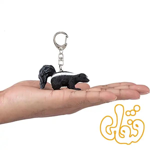 آویز کلید راسوی آمریکایی موجو Skunk Keychain 387441 — تصویر ۷