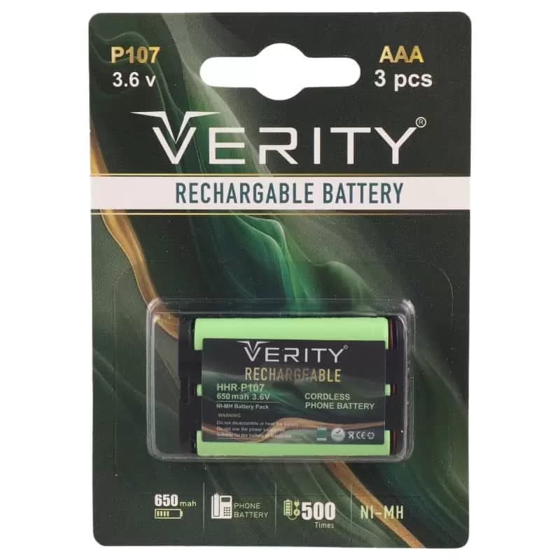 باتری تلفنی 650MAH وریتی مدل P107