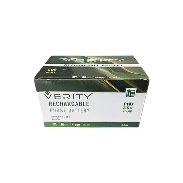باتری تلفنی 650MAH وریتی مدل P107 — تصویر ۳