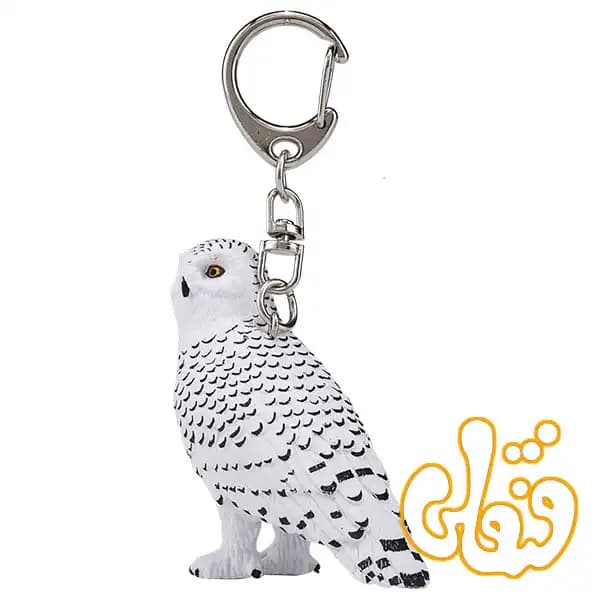 آویز کلید جغد برفی Snowy Owl Keychain 387432 — تصویر ۵