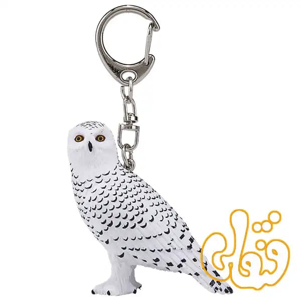 آویز کلید جغد برفی Snowy Owl Keychain 387432 — تصویر ۲