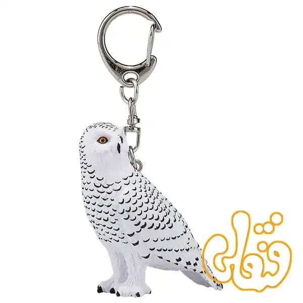 آویز کلید جغد برفی Snowy Owl Keychain 387432 — تصویر ۳