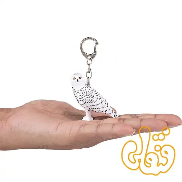 آویز کلید جغد برفی Snowy Owl Keychain 387432 — تصویر ۶