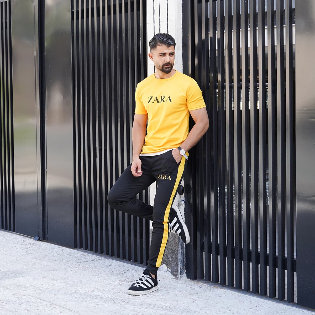 ست تیشرت شلوار مردانه مدل Zara — تصویر ۴