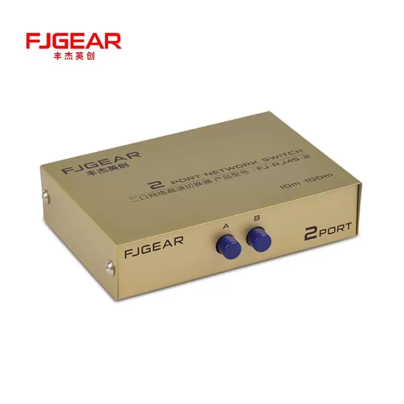 سوییچ 2 به 1 شبکه دستی FJGEAR مدل FJ-RJ45-2 — تصویر ۶