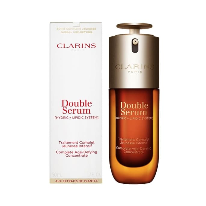 سرم ضد چروک Double Serum کلارنس Clarins Double Serum اصل