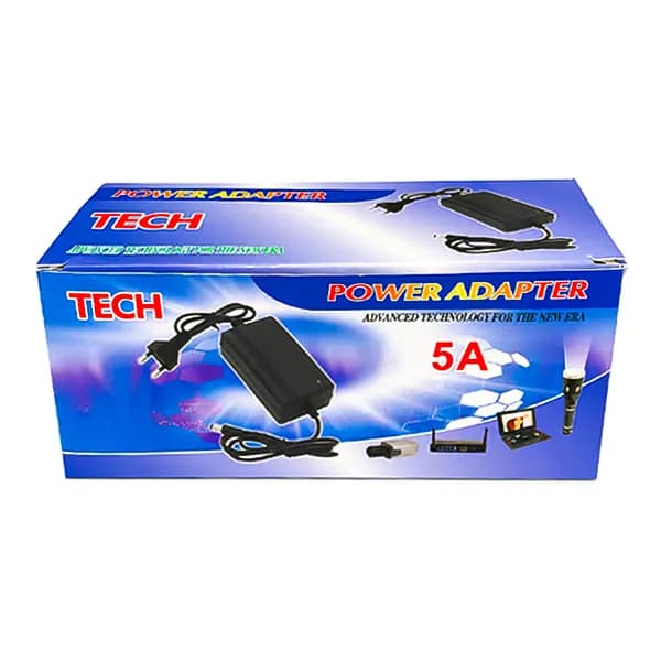 آداپتور بین راهی 12 ولت 5 آمپر مدل AD-1250 — تصویر ۶