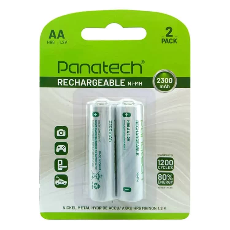 باتری قلمی قابل شارژ 2300mAh پاناتک مدل HR6 — تصویر ۲