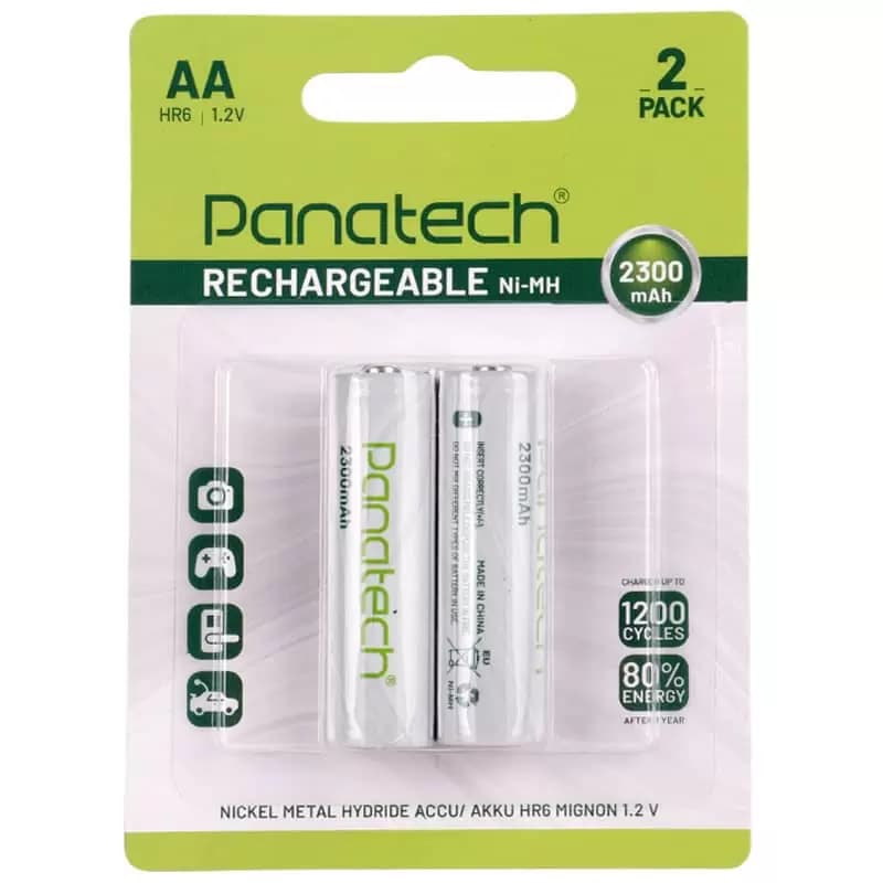 باتری قلمی قابل شارژ 2300mAh پاناتک مدل HR6