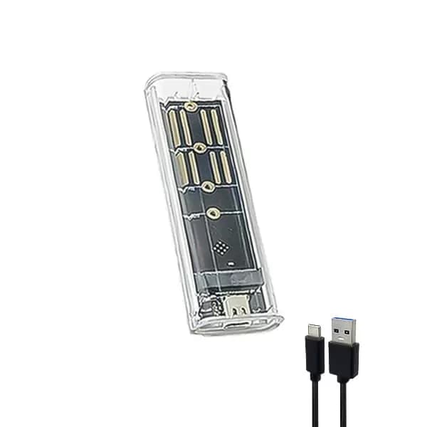باکس اس اس دی شیشه ای M.2 NGFF NVME