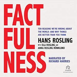 کتاب Factfulness (واقعیت‌گرایی) نسخه انگلیسی PDF | Hans Rosling, Ola Rosling, Anna Rosling Rönnlund