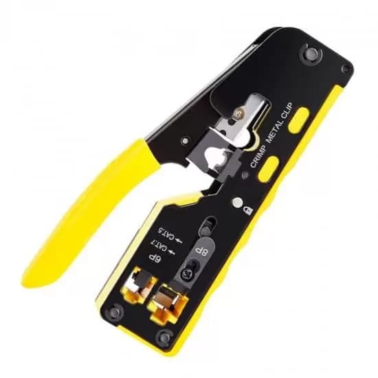 آچار شبکه میان گذر ونتولینک SNAPPLUG Open End مدل HT-718 CAT 7