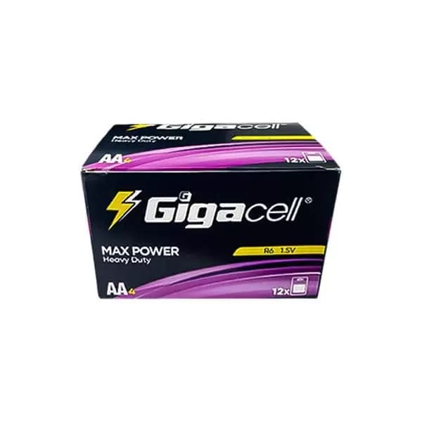 باتری چهار تایی قلمی گیگاسل مدل Max Power Heavy Duty R6 1.5V AA — تصویر ۴