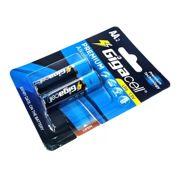 باتری دوتایی قلمی گیگاسل مدل Premium Alkaline LR03 1.5V AA — تصویر ۴