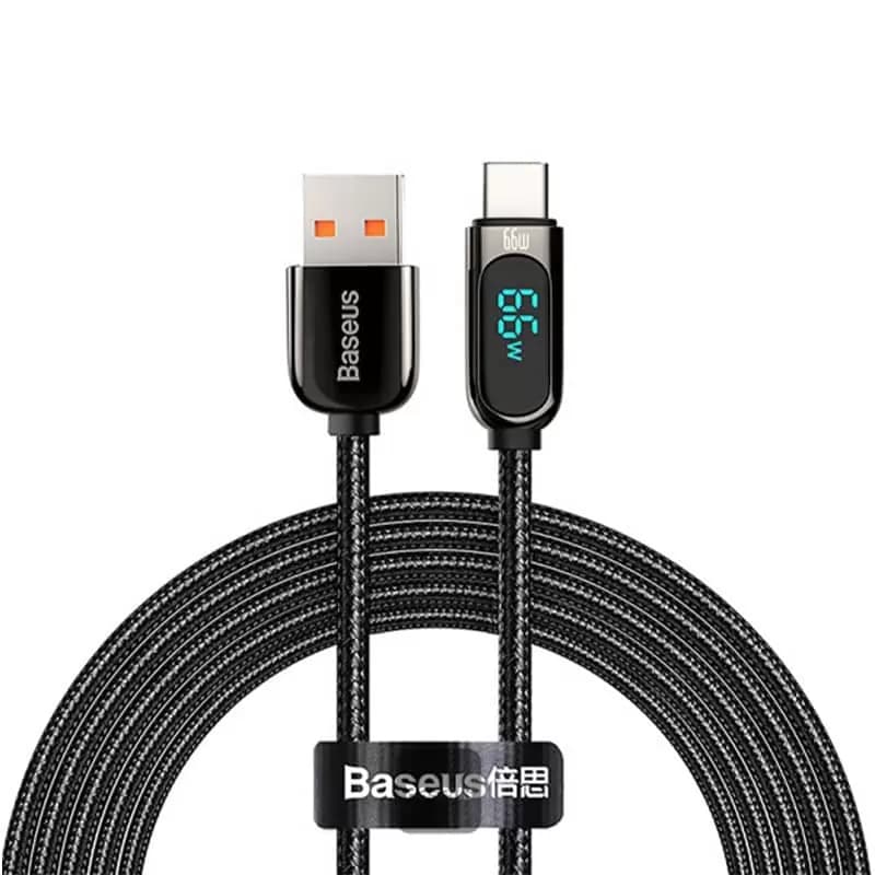 کابل تایپ سی فست شارژ باسئوس مدل CASX02010 6A 66W به طول ۲ متر اصل — تصویر ۳