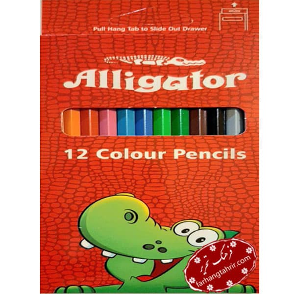 مداد رنگی 12 رنگ سوسمار Alligator