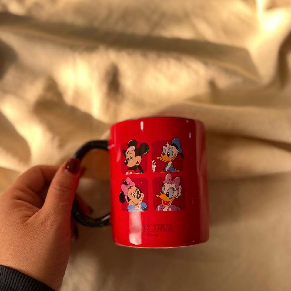 ماگ دیزنی میکی موس Mickey Mouse قرمز — تصویر ۲