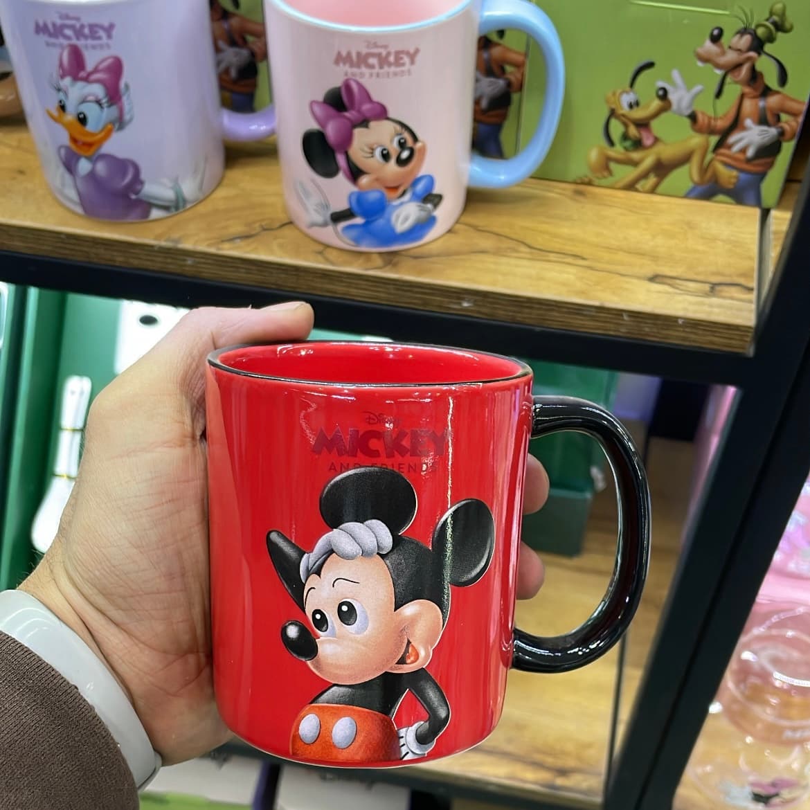 ماگ دیزنی میکی موس Mickey Mouse قرمز — تصویر ۳