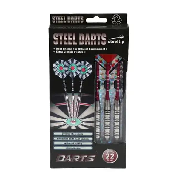 سوزن دارت 22 گرمی STEEL DARTS پک سه عددی — تصویر ۲