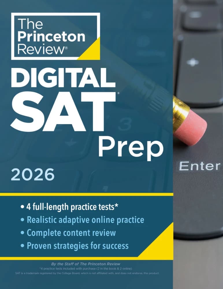 کتاب Princeton Review Digital SAT Prep 2026 (آمادگی آزمون دیجیتال SAT پرینستون ۲۰۲۶) نسخه انگلیسی PDF | نامشخص