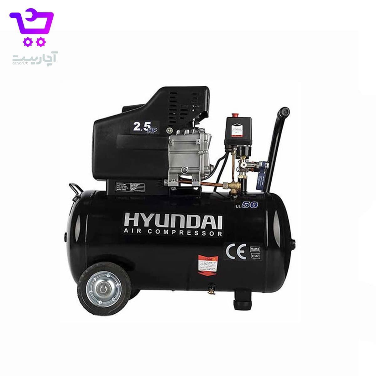 کمپرسور باد دو شیر هیوندای AC-5025
