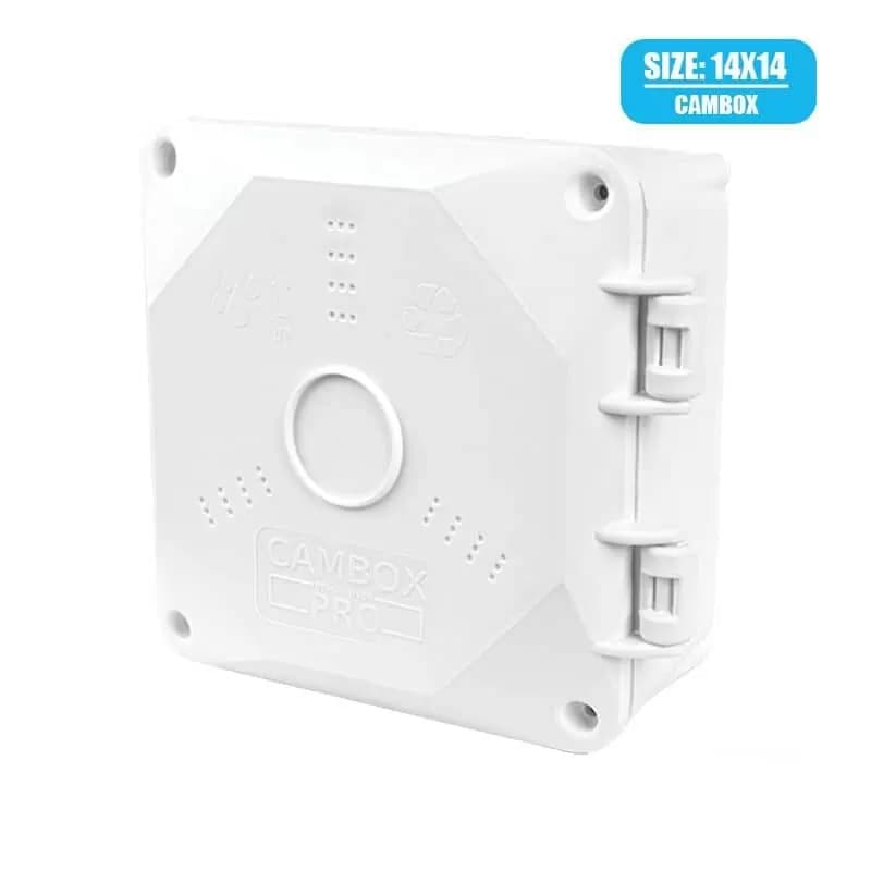 کم باکس پرو لولایی 14 × 14 پلاستیکی سفید Grade A مخصوص دوربین مداربسته
