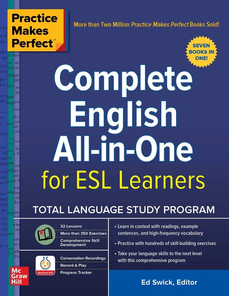 کتاب Practice Makes Perfect: Complete English All-in-One (تمرین عالی: مجموعه کامل انگلیسی برای زبان‌آموزان ESL) نسخه انگلیسی PDF | نامشخص — تصویر ۲