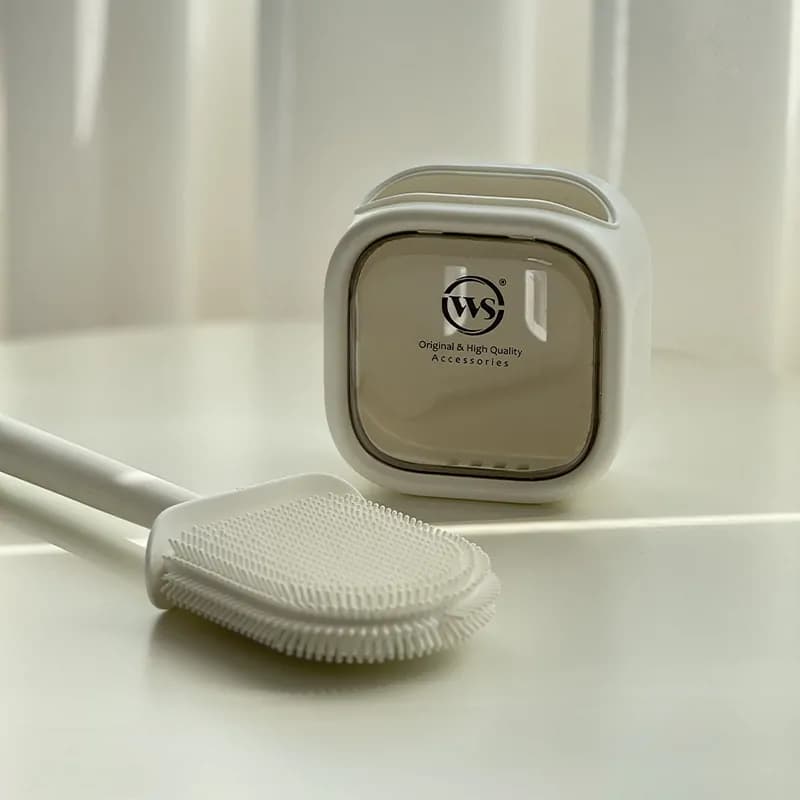فرچه توالتشوی دبلیو اس مدل مربعی جلو شفاف (WS-3505) — تصویر ۹