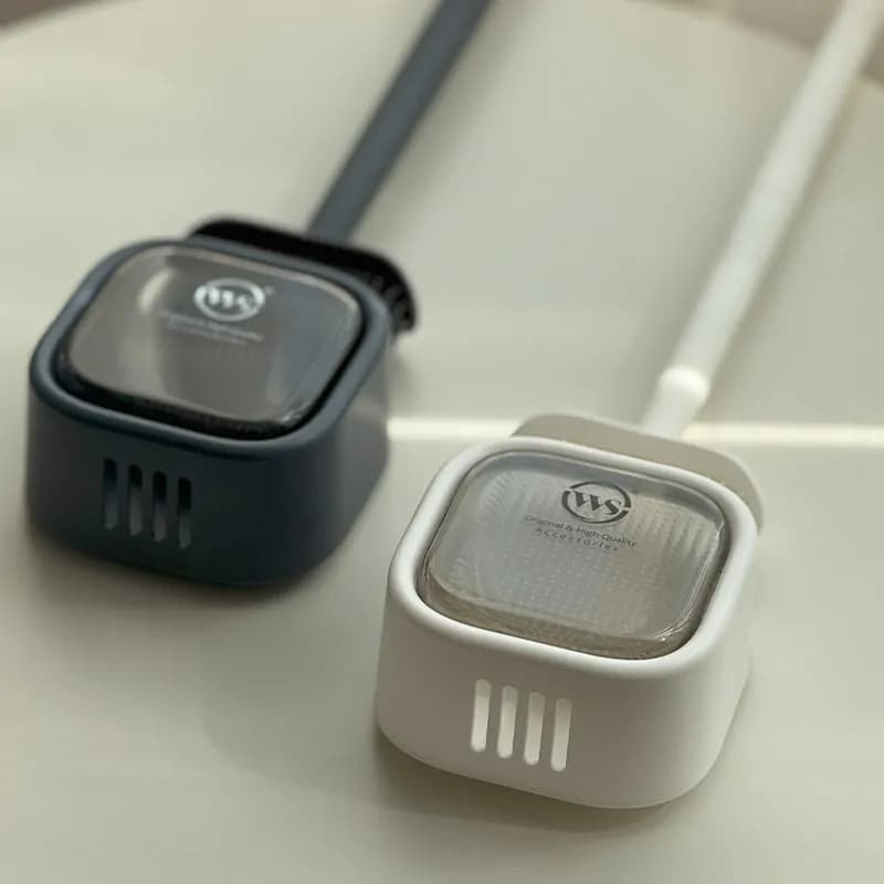 فرچه توالتشوی دبلیو اس مدل مربعی جلو شفاف (WS-3505) — تصویر ۸
