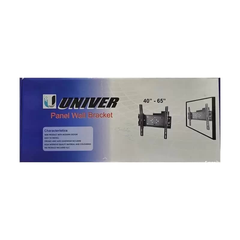پایه دیواری تلوزیون UNIVER مدل دوبازو مناسب برای تلویزیون های 40 تا 65 اینچ — تصویر ۳