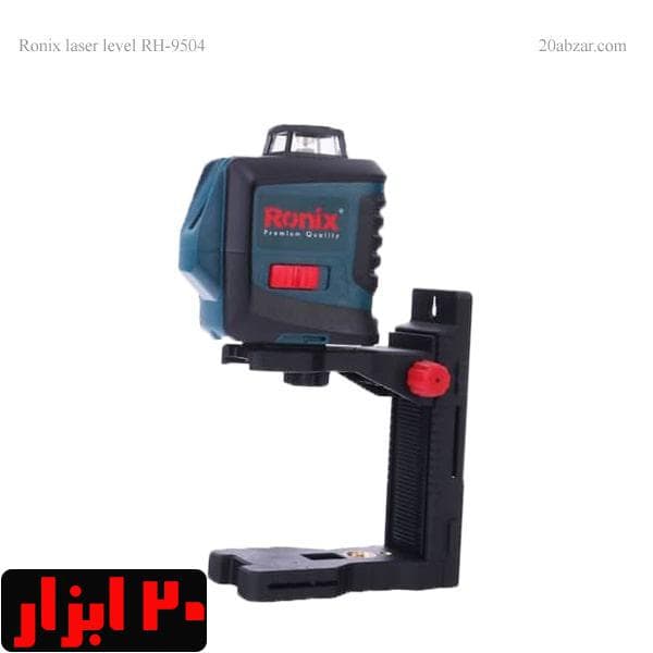 تراز لیزری 3 خط رونیکس افقی 360 و دو خط عمودی 120+120 درجه نور قرمز RH-9504 — تصویر ۲