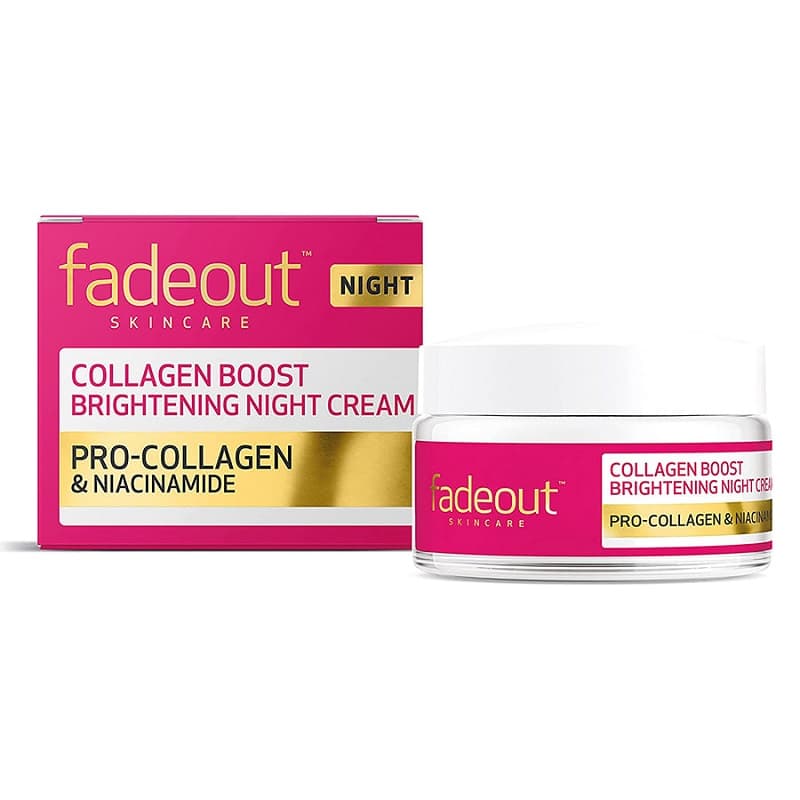کرم شب روشن کننده و کلاژن ساز فیداوت fadeout حجم 75 میل