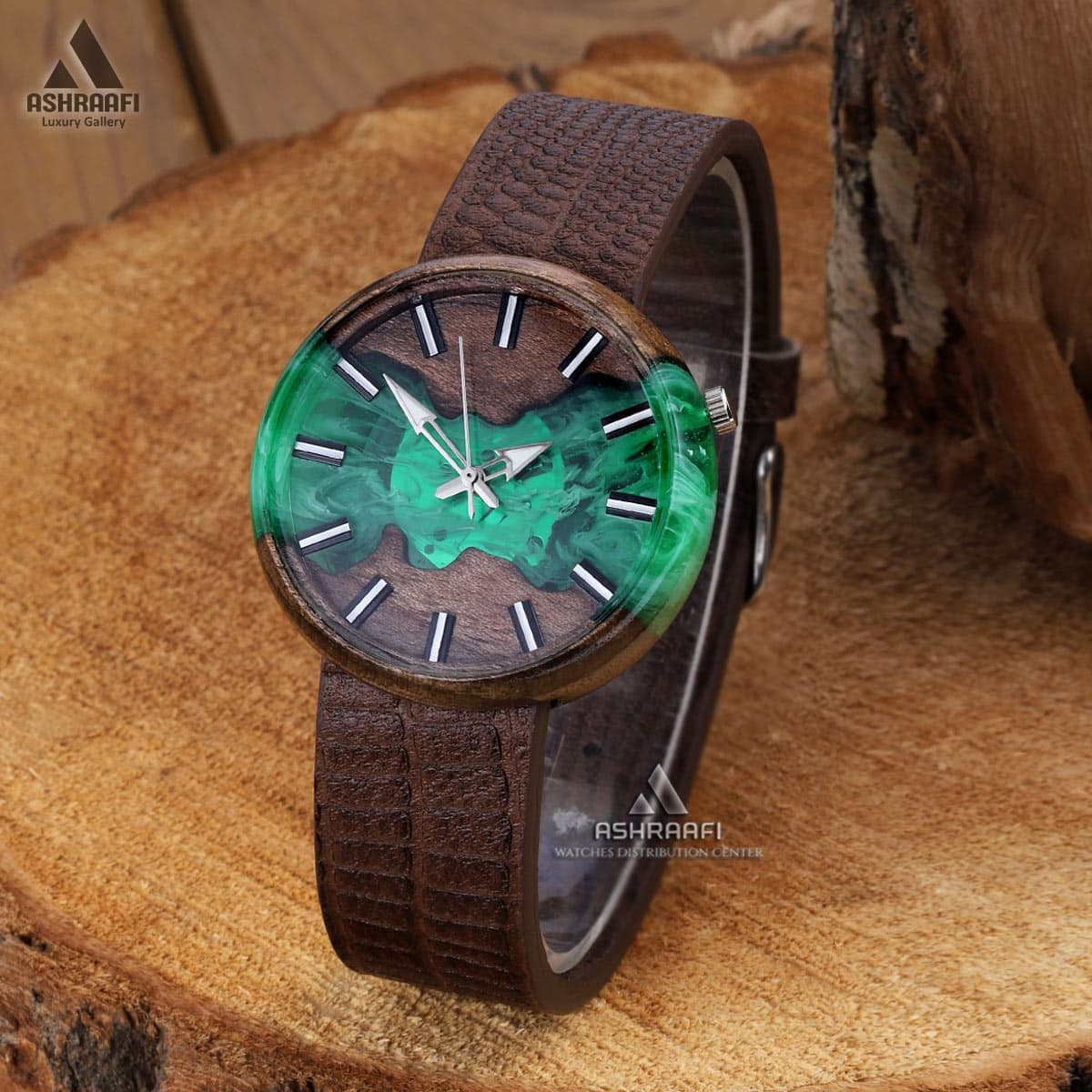 ساعت مچی چوبی ام دبلیو Wooden Watch M-BRG — تصویر ۳
