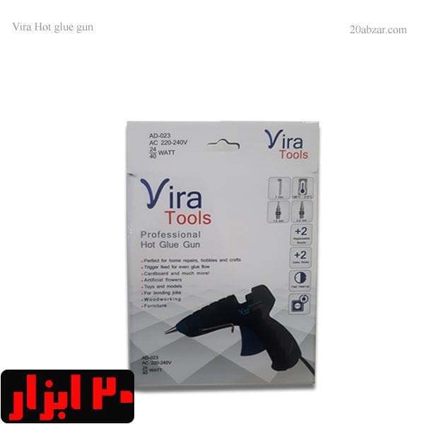 تفنگ چسب حرارتی 24 و 40 وات ویرا ایرانی (کوچک) — تصویر ۳